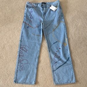 Desigual Blue Artistic Men's Jeans